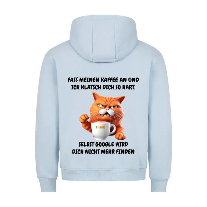 Katze mit Kaffee - HigherBlanks Hoodie - cheerwear