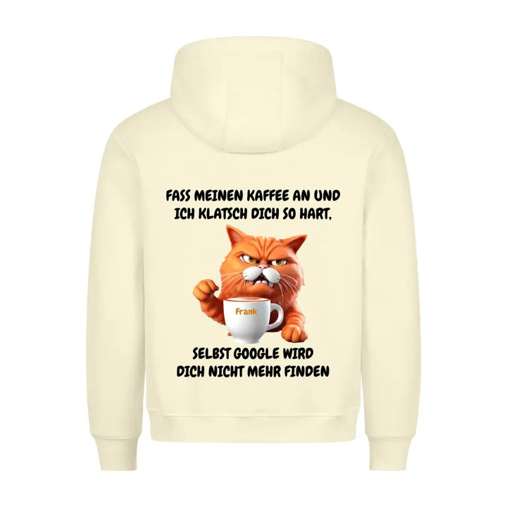 Katze mit Kaffee - HigherBlanks Hoodie - cheerwear