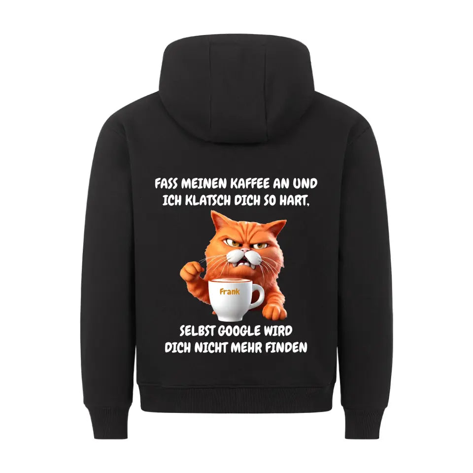 Katze mit Kaffee - HigherBlanks Hoodie - cheerwear