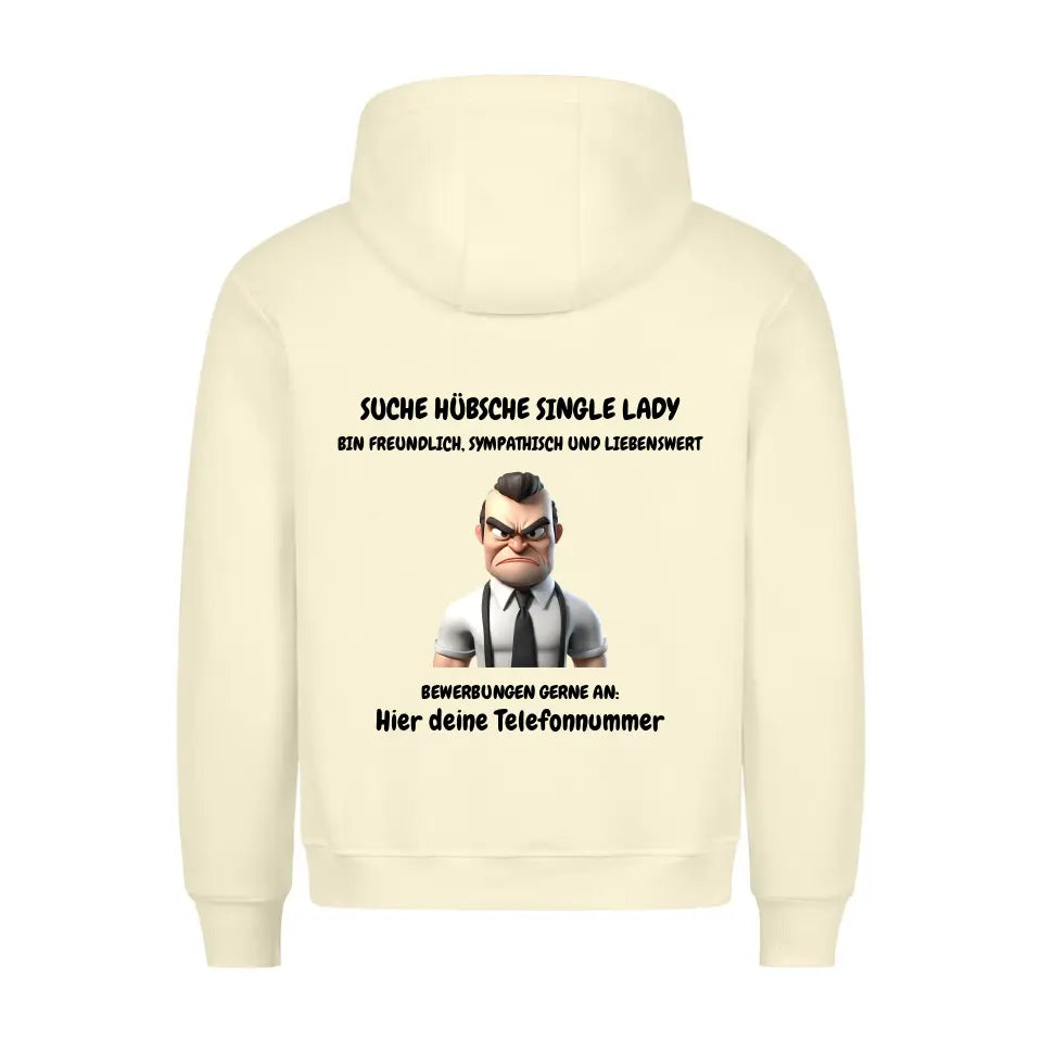 "Suche Single Lady" - Hoodie Unisex (personalisierbar) - cheerwear