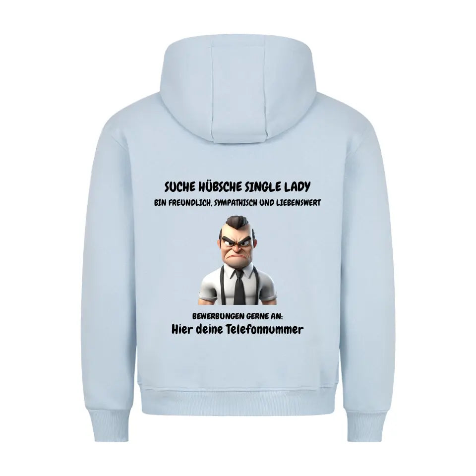 "Suche Single Lady" - Hoodie Unisex (personalisierbar) - cheerwear