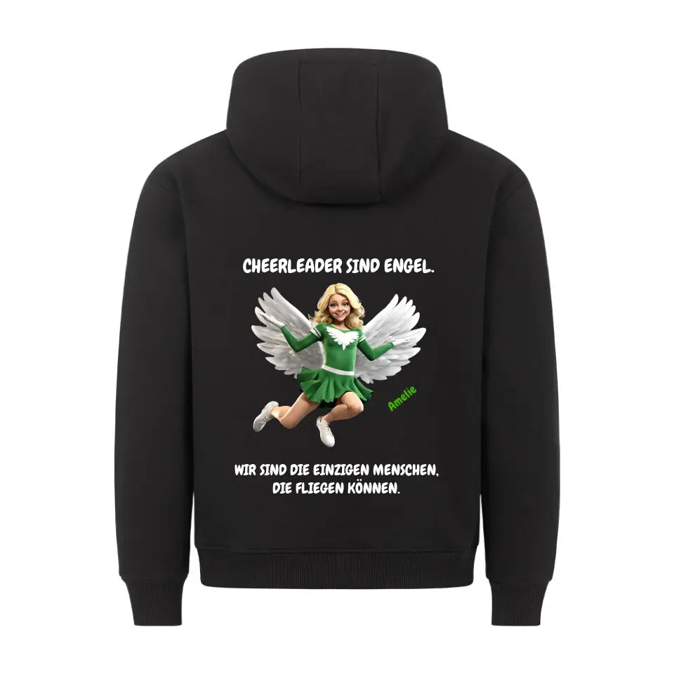 "Cheerleader sind Engel" - Hoodie Unisex (personalisierbar) - cheerwear