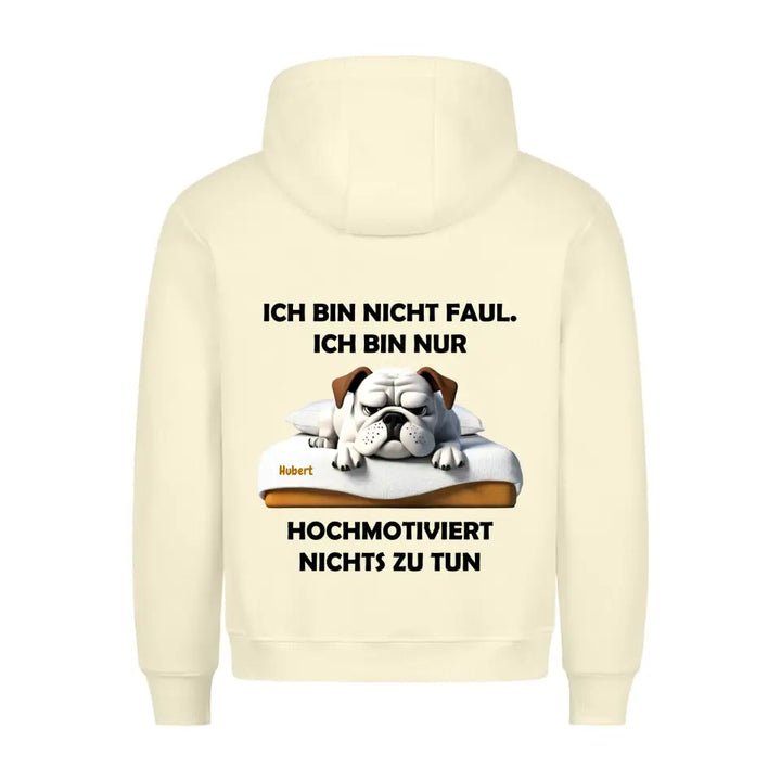 "Fauler Hund" - Hoodie Unisex (personalisierbar) - cheerwear