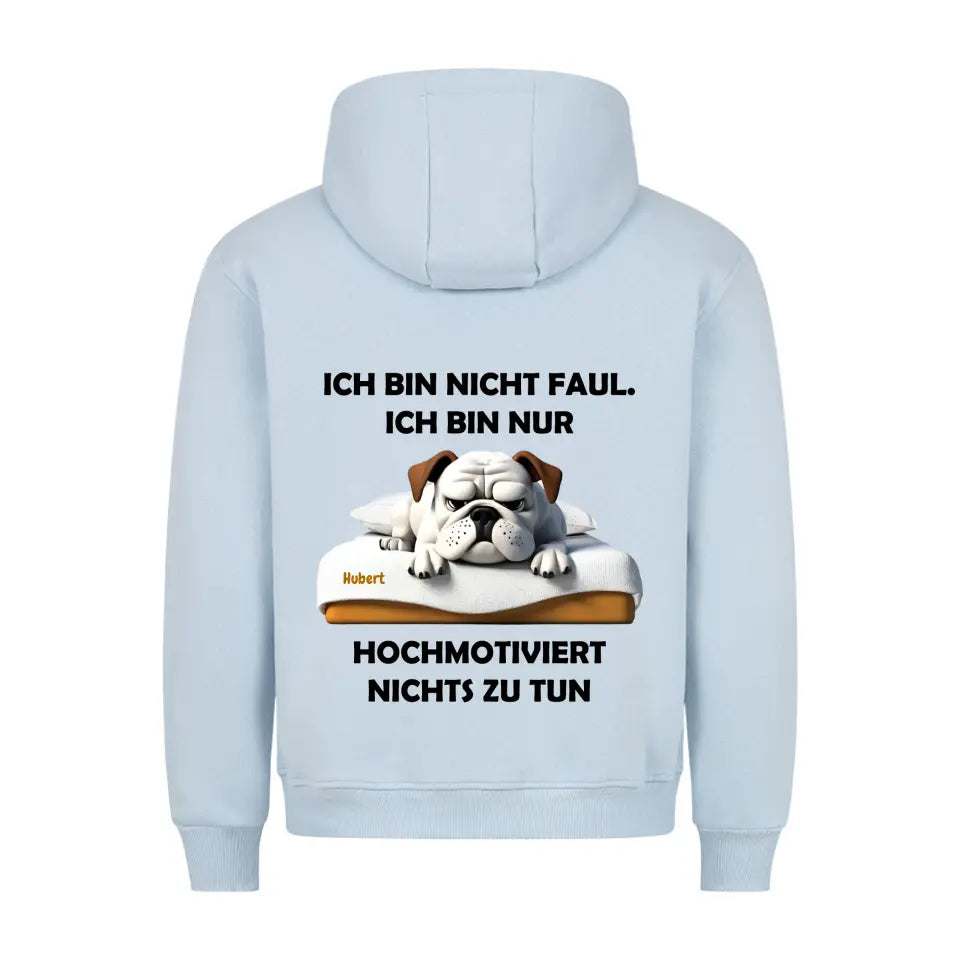 "Fauler Hund" - Hoodie Unisex (personalisierbar) - cheerwear