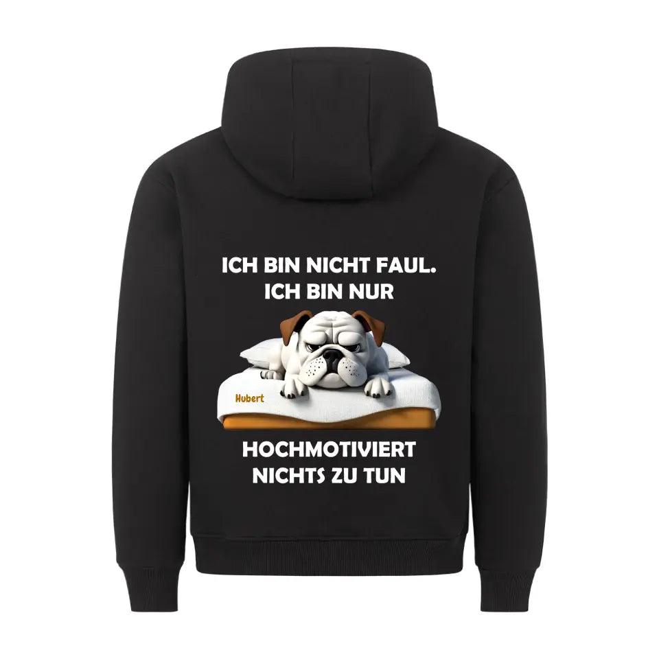 "Fauler Hund" - Hoodie Unisex (personalisierbar) - cheerwear