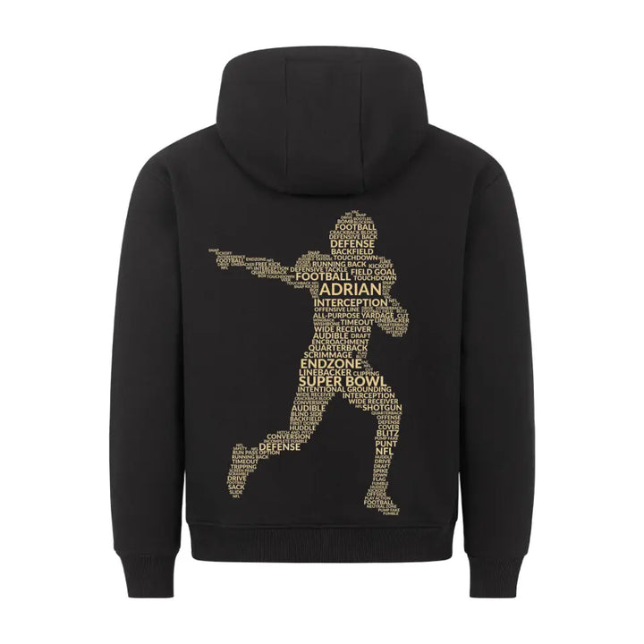 "Football Player" - Hoodie Unisex (personalisierbar) - cheerwear