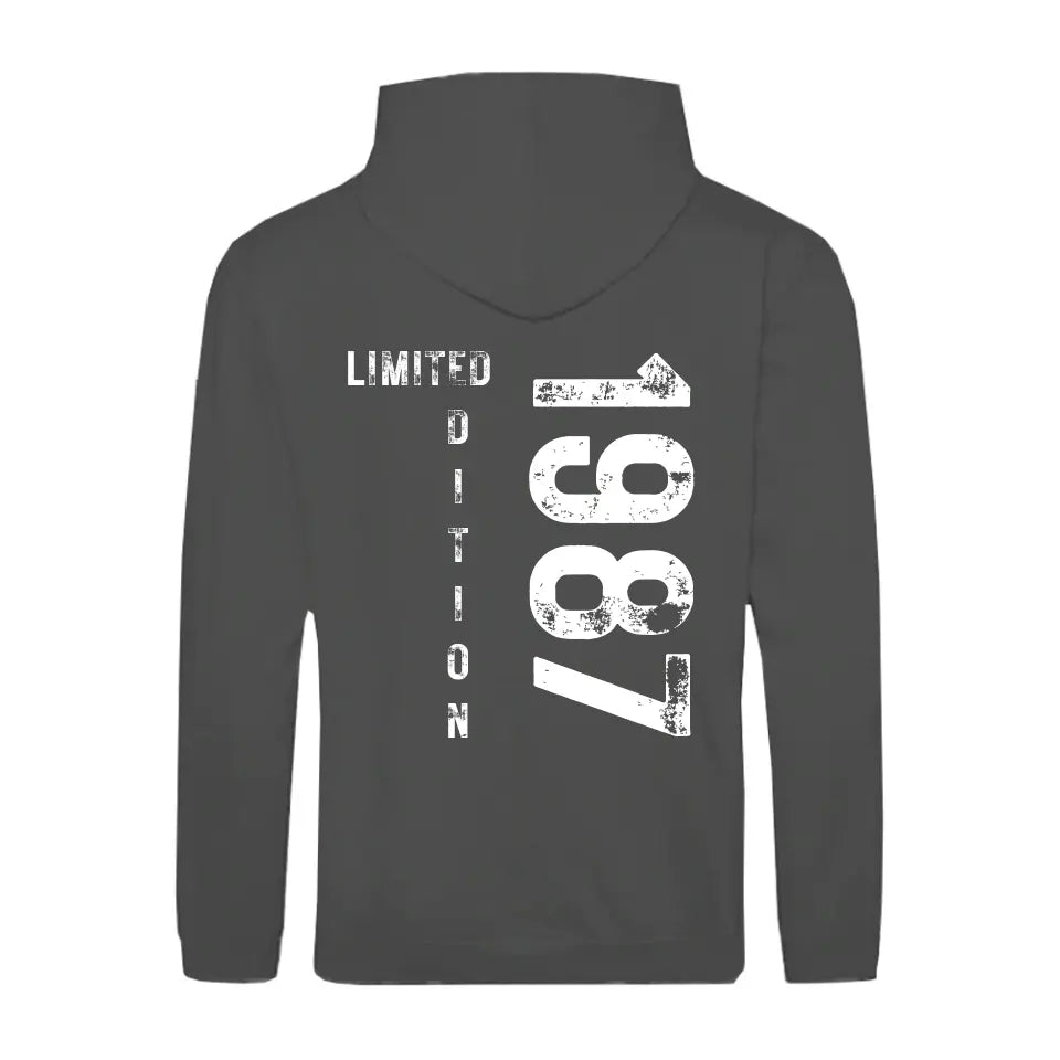 "Limited Edition" - Zipper Hoodie Unisex (personalisierbar) - cheerwear