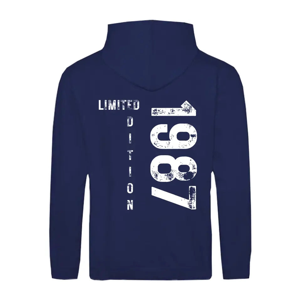 "Limited Edition" - Zipper Hoodie Unisex (personalisierbar) - cheerwear