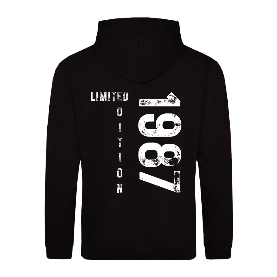 "Limited Edition" - Zipper Hoodie Unisex (personalisierbar) - cheerwear