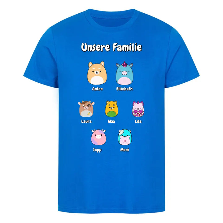 "Squishmallow Familie" - Shirt Unisex (personalisierbar) - cheerwear