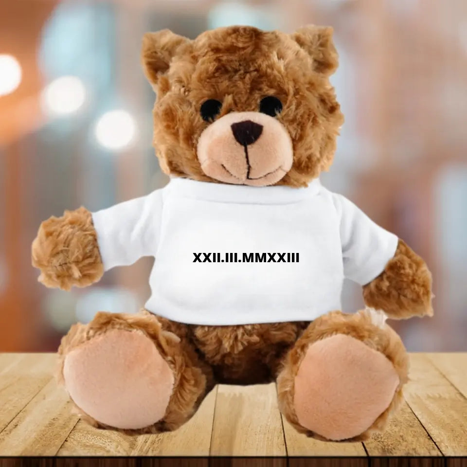 "Jahrestag" - Teddy (personalisierbar) - cheerwear