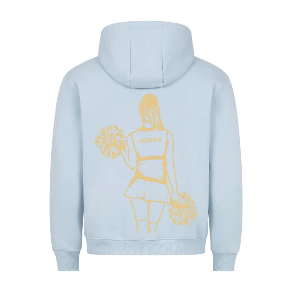 "Cheerleader Unique Gold" - Hoodie Unisex (personalisierbar) - cheerwear