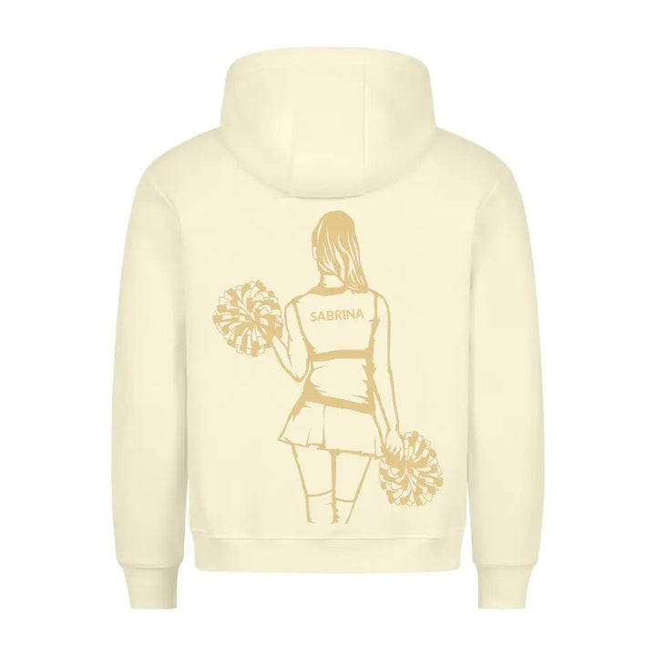 "Cheerleader Unique Gold" - Hoodie Unisex (personalisierbar) - cheerwear