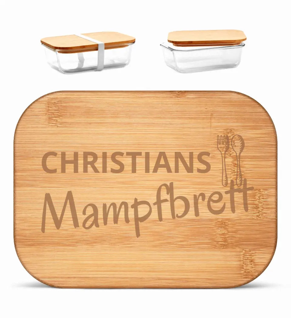 "Mampfbrett" - Brotdose (personalisierbar) - cheerwear