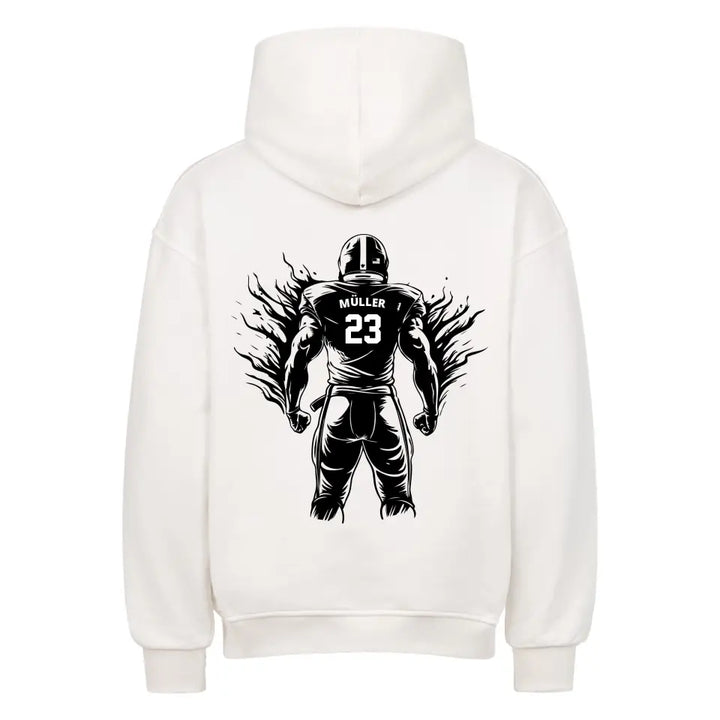 "Football Fighter" - Oversized Hoodie Unisex (personalisierbar) - cheerwear