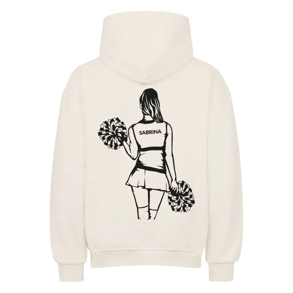 "Cheerleader Unique" Oversized Hoodie Unisex 380 GSM (personalisierbar) - cheerwear