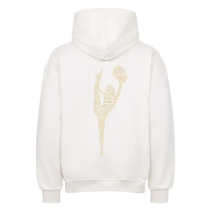 "Cheerleader" Oversized Hoodie Unisex 380 GSM (personalisierbar) - cheerwear