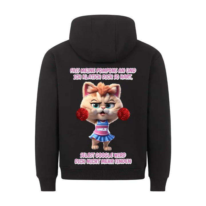 "Cheer Cat" Hoodie Unisex (personalisierbar) - cheerwear