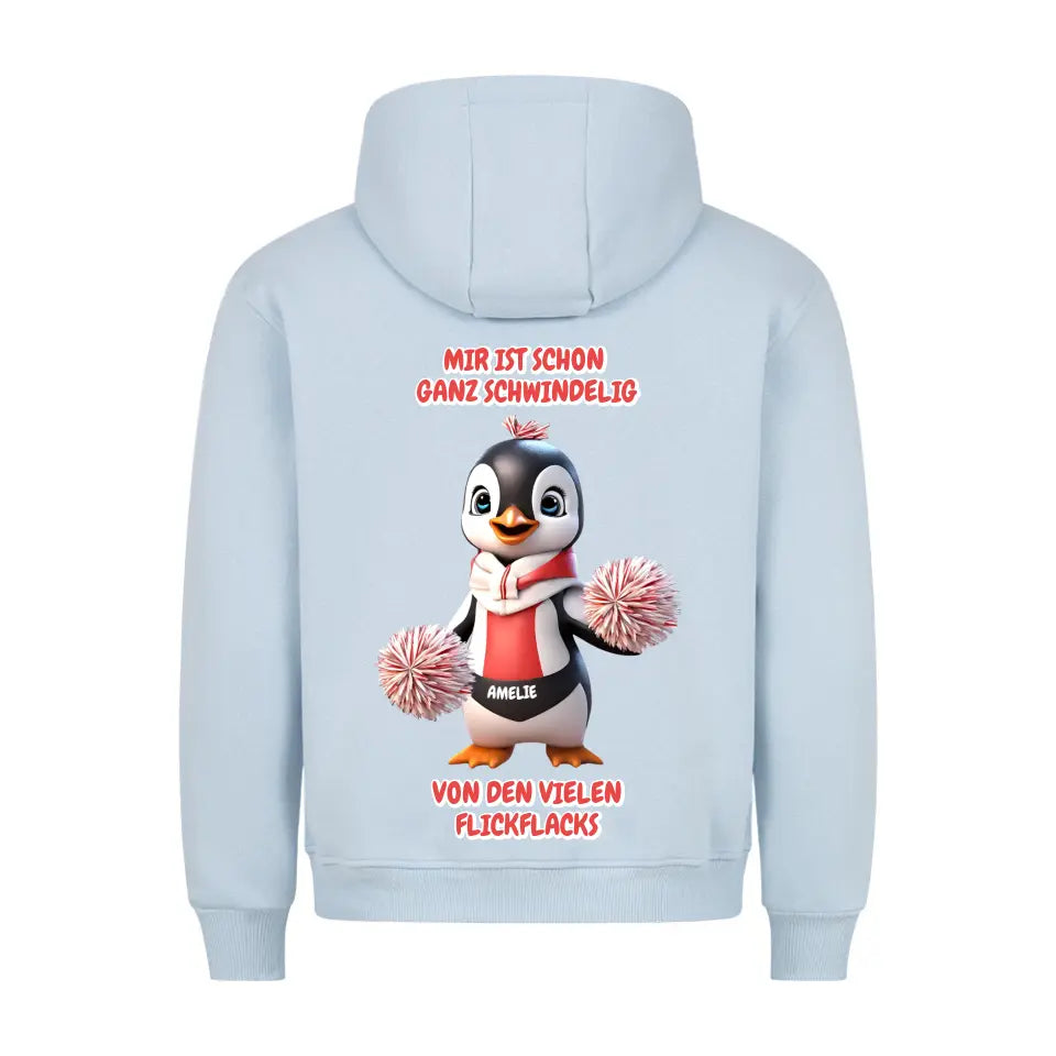 "Cheer Pinguin" Hoodie Unisex (personalisierbar) - cheerwear