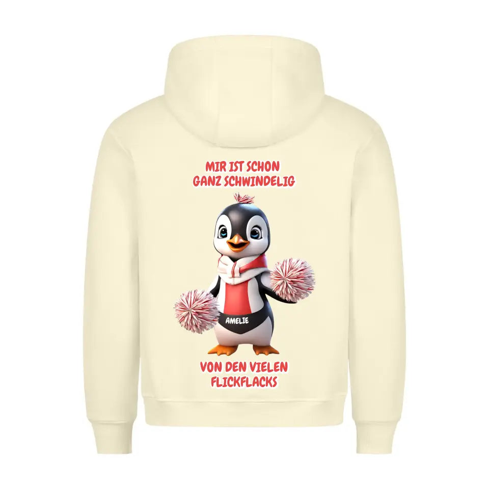 "Cheer Pinguin" Hoodie Unisex (personalisierbar) - cheerwear