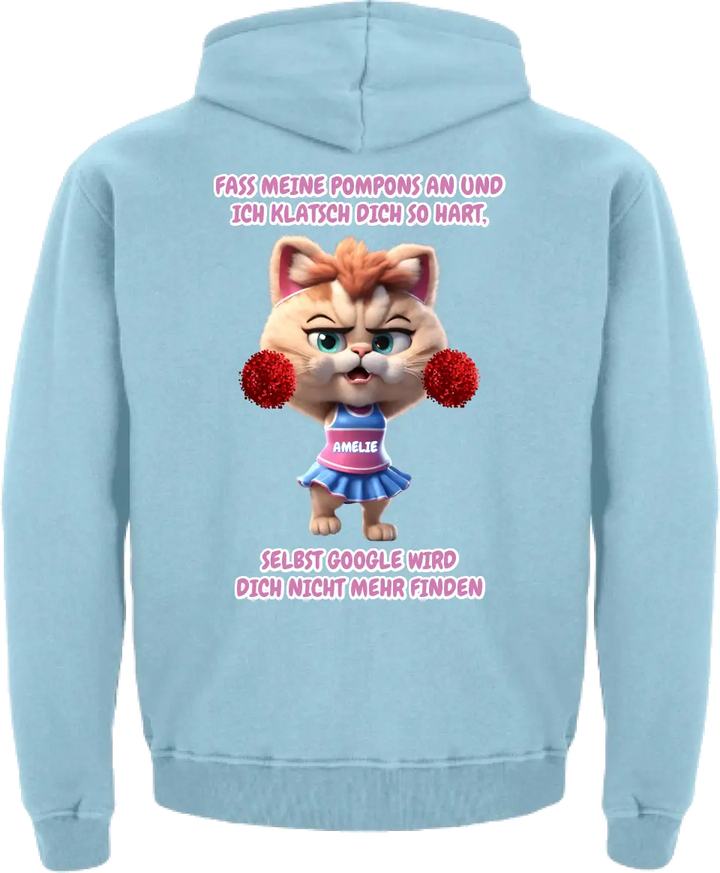 "Cheer Cat" Kinder Hoodie (personalisierbar) - cheerwear