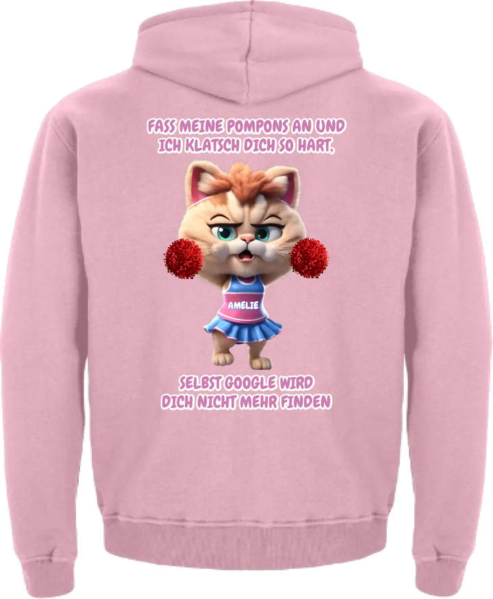 "Cheer Cat" Kinder Hoodie (personalisierbar) - cheerwear