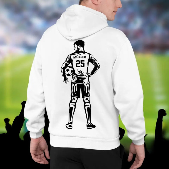 "Fußball Spieler" Hoodie Unisex (personalisierbar) - cheerwear