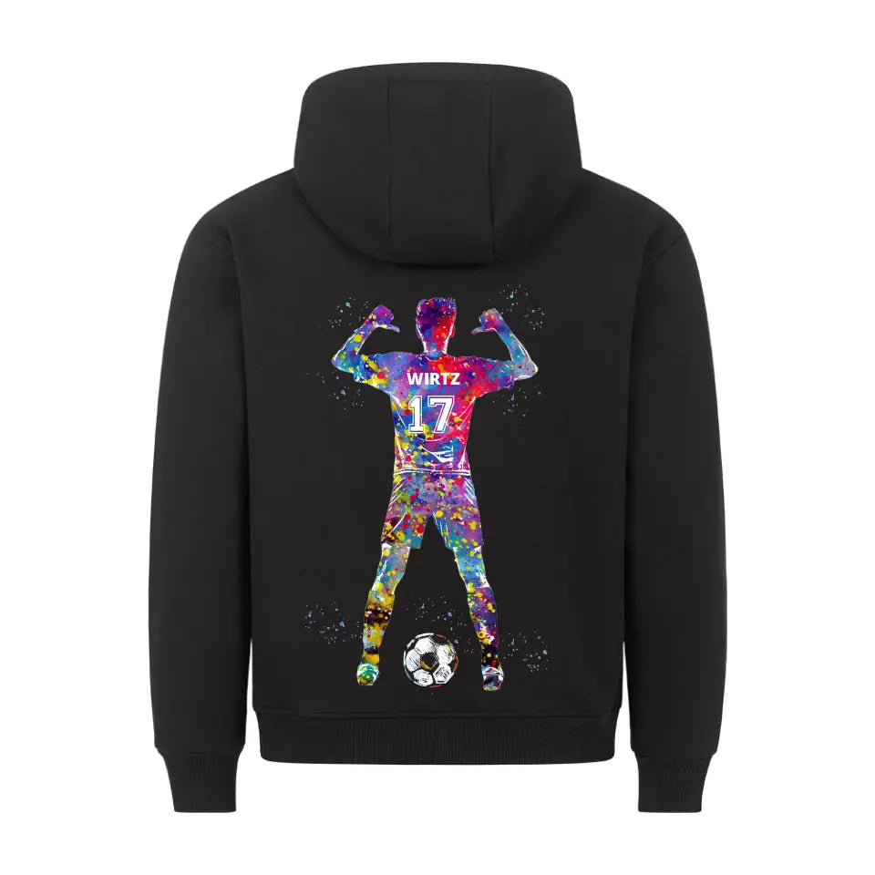 "Fußball Kunst" Hoodie Unisex (personalisierbar) - cheerwear