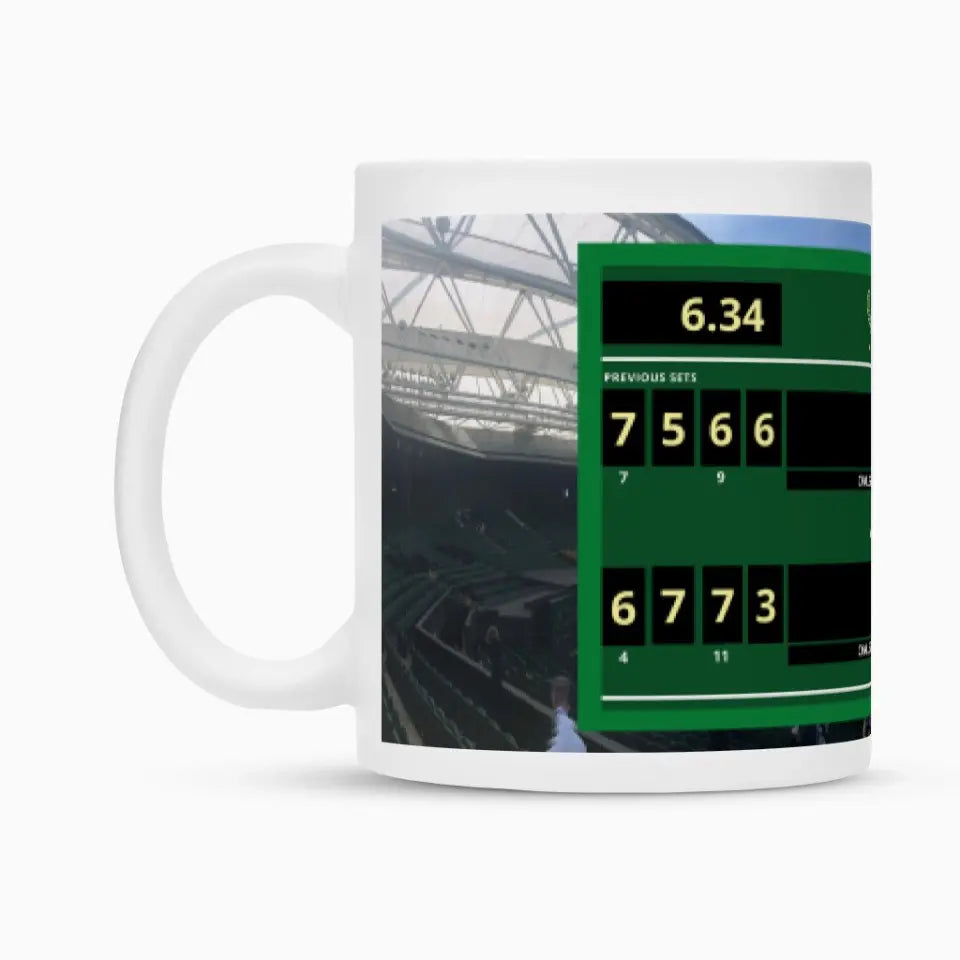 "Wimbledon Match" Tasse (personalisierbar) - cheerwear