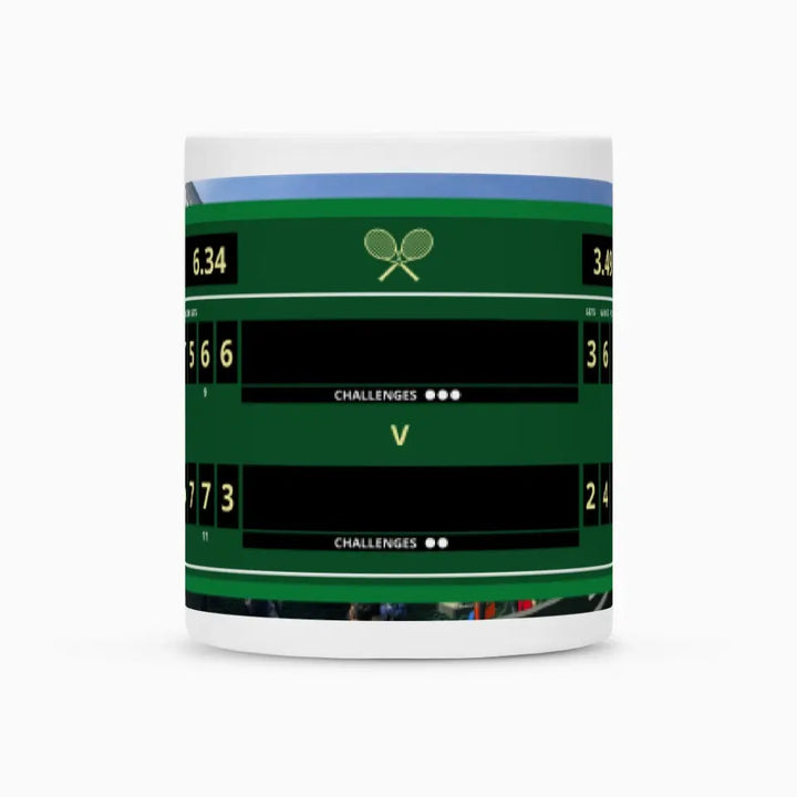 "Wimbledon Match" Tasse (personalisierbar) - cheerwear