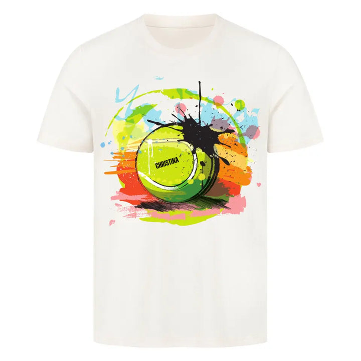 "Tennis Klecks" Shirt Unisex (personalisierbar) - cheerwear