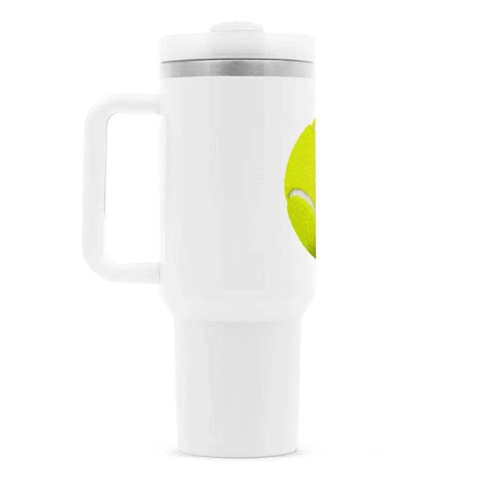 "Tennisball" Becher (personalisierbar) - cheerwear