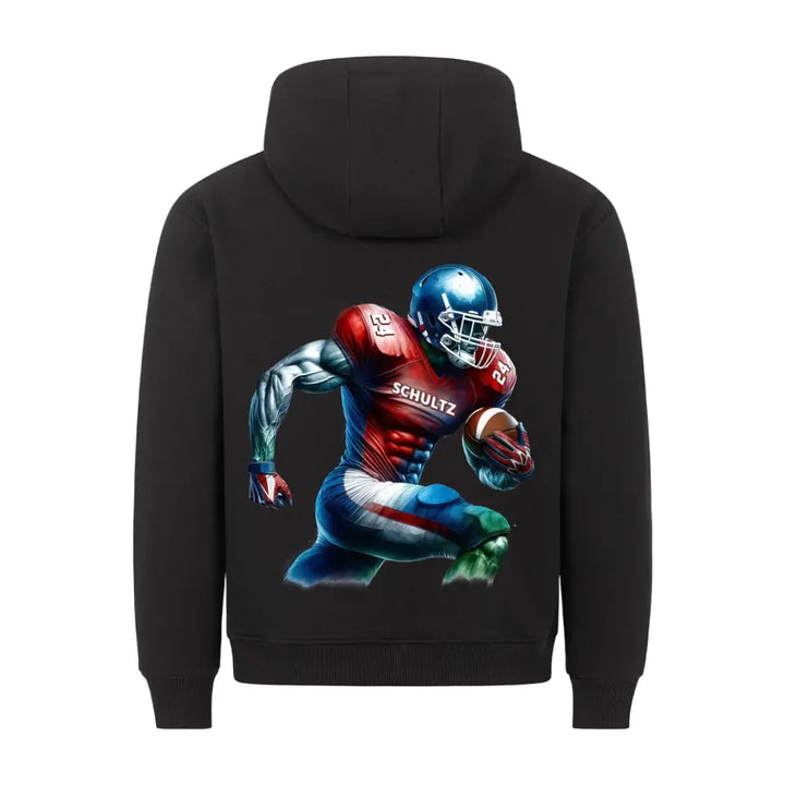 "Power Football" Hoodie Backprint Unisex (personalisierbar) - cheerwear