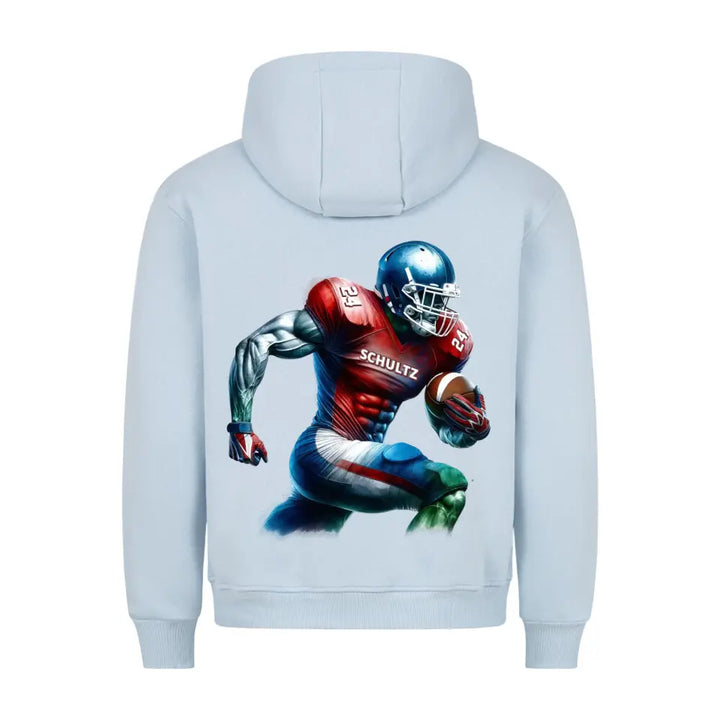 "Power Football" Hoodie Backprint Unisex (personalisierbar) - cheerwear