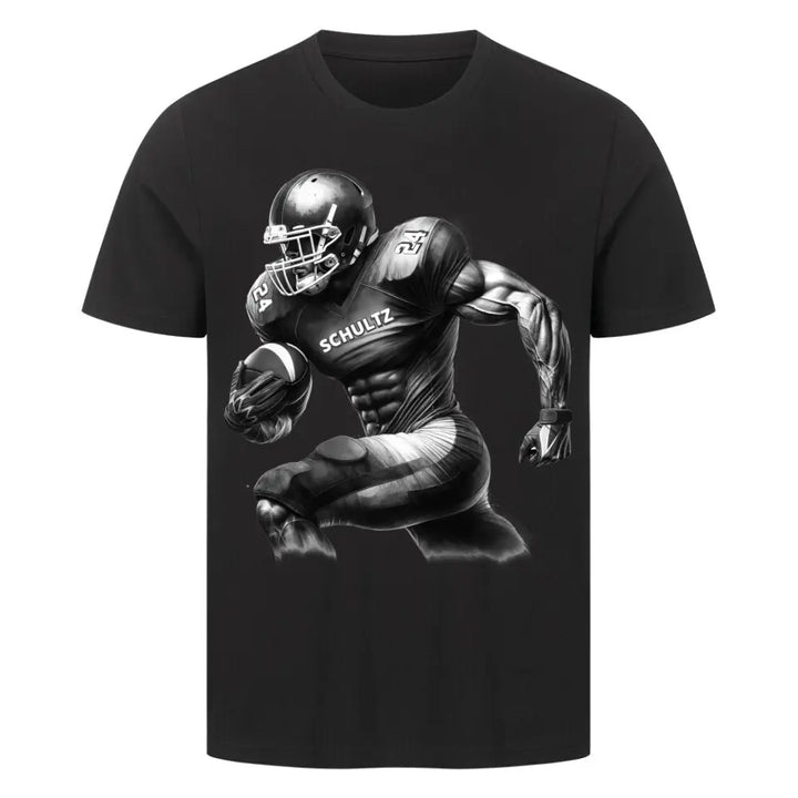 "Power Football Black n' White" Shirt Unisex (personalisierbar) - cheerwear