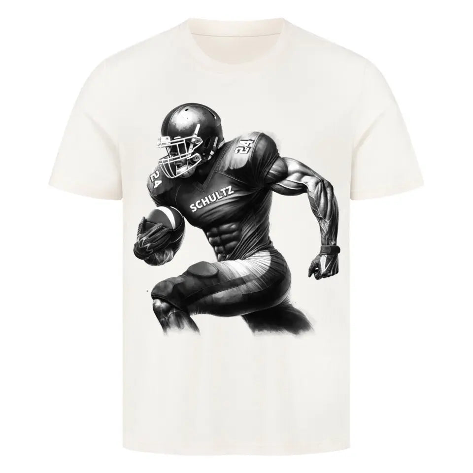 "Power Football Black n' White" Shirt Unisex (personalisierbar) - cheerwear