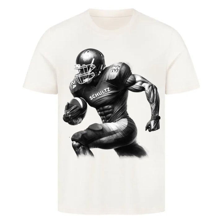 "Power Football Black n' White" Shirt Unisex (personalisierbar) - cheerwear