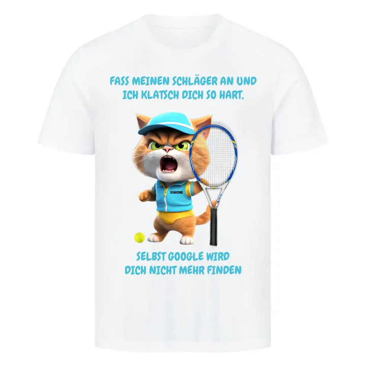 "Tennis Katze" Shirt Unisex (personalisierbar) - cheerwear