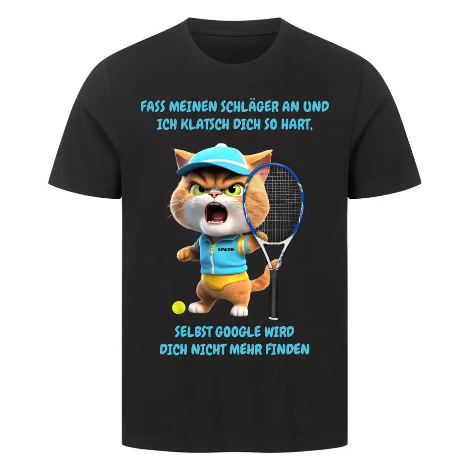 "Tennis Katze" Shirt Unisex (personalisierbar) - cheerwear