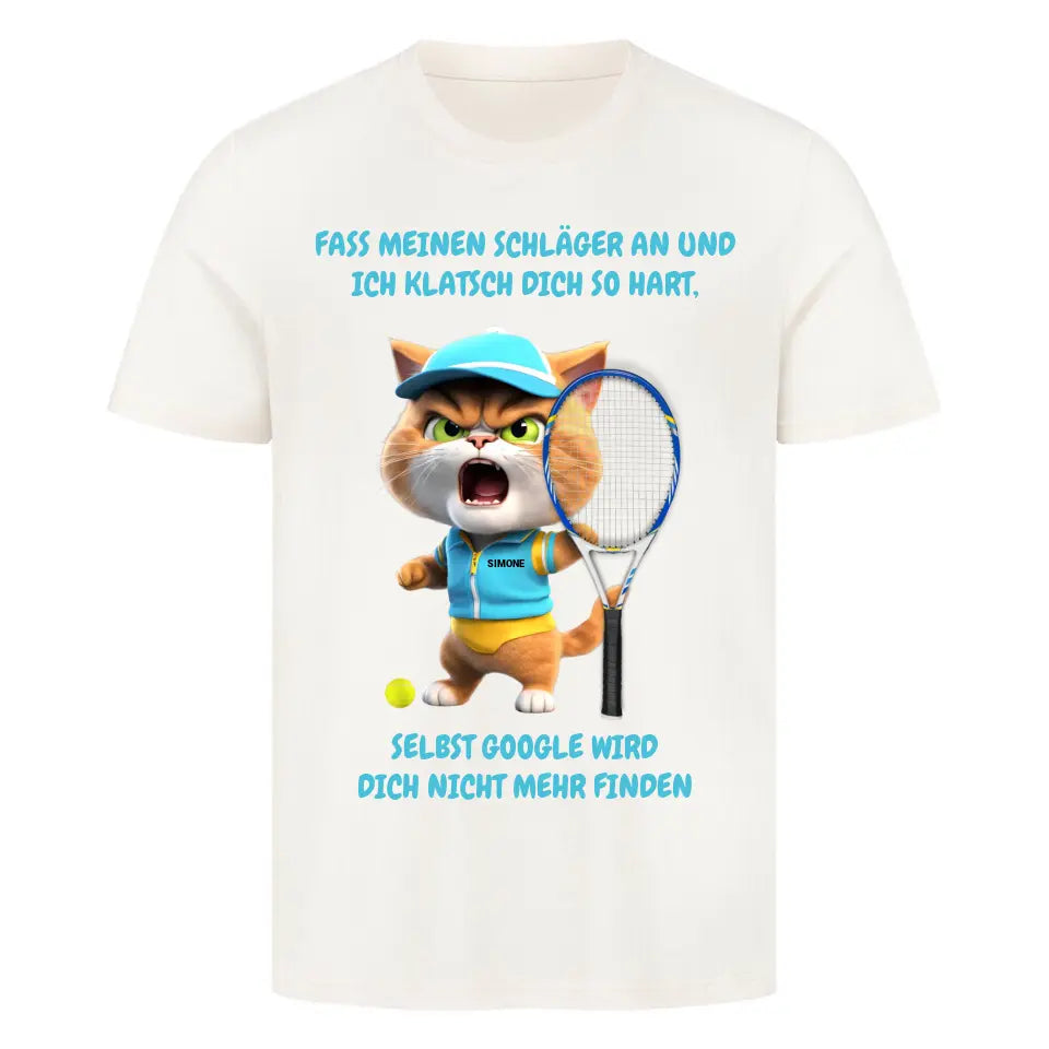 "Tennis Katze" Shirt Unisex (personalisierbar) - cheerwear