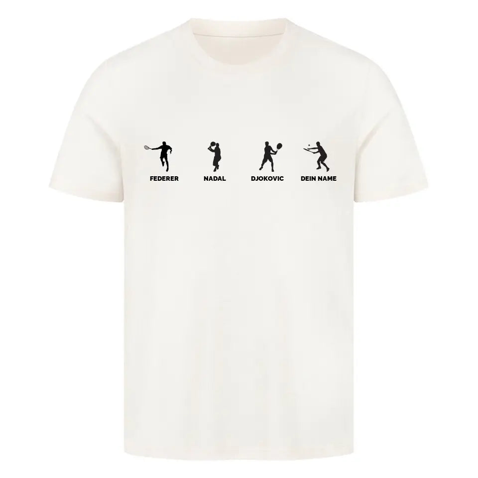 "Tennis Legenden" Shirt Unisex (personalisierbar) - cheerwear