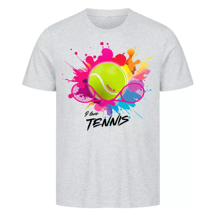 "Tennis Splash" Shirt Unisex (personalisierbar) - cheerwear