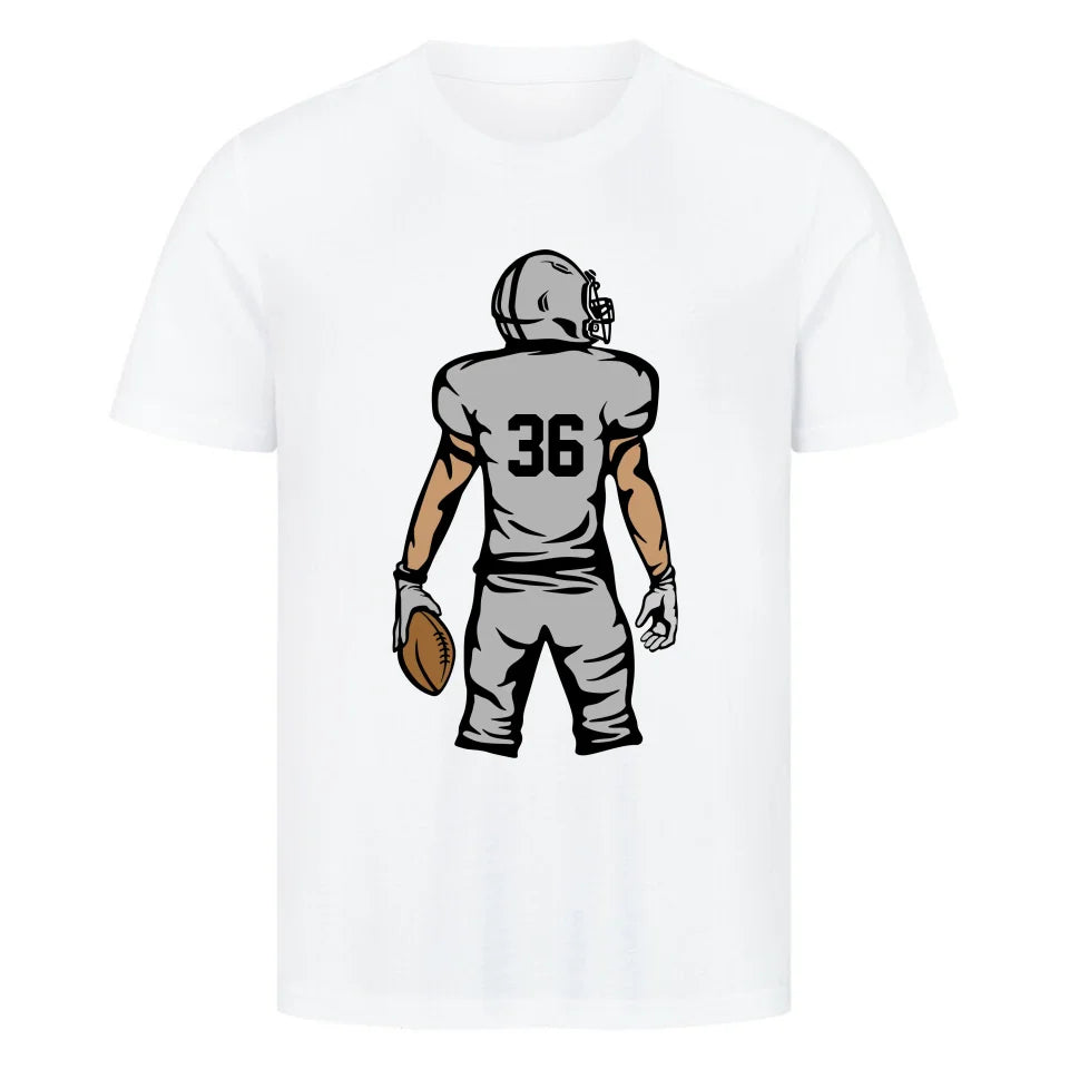 "Football Star" Premium Shirt Unisex (personalisierbar) - cheerwear