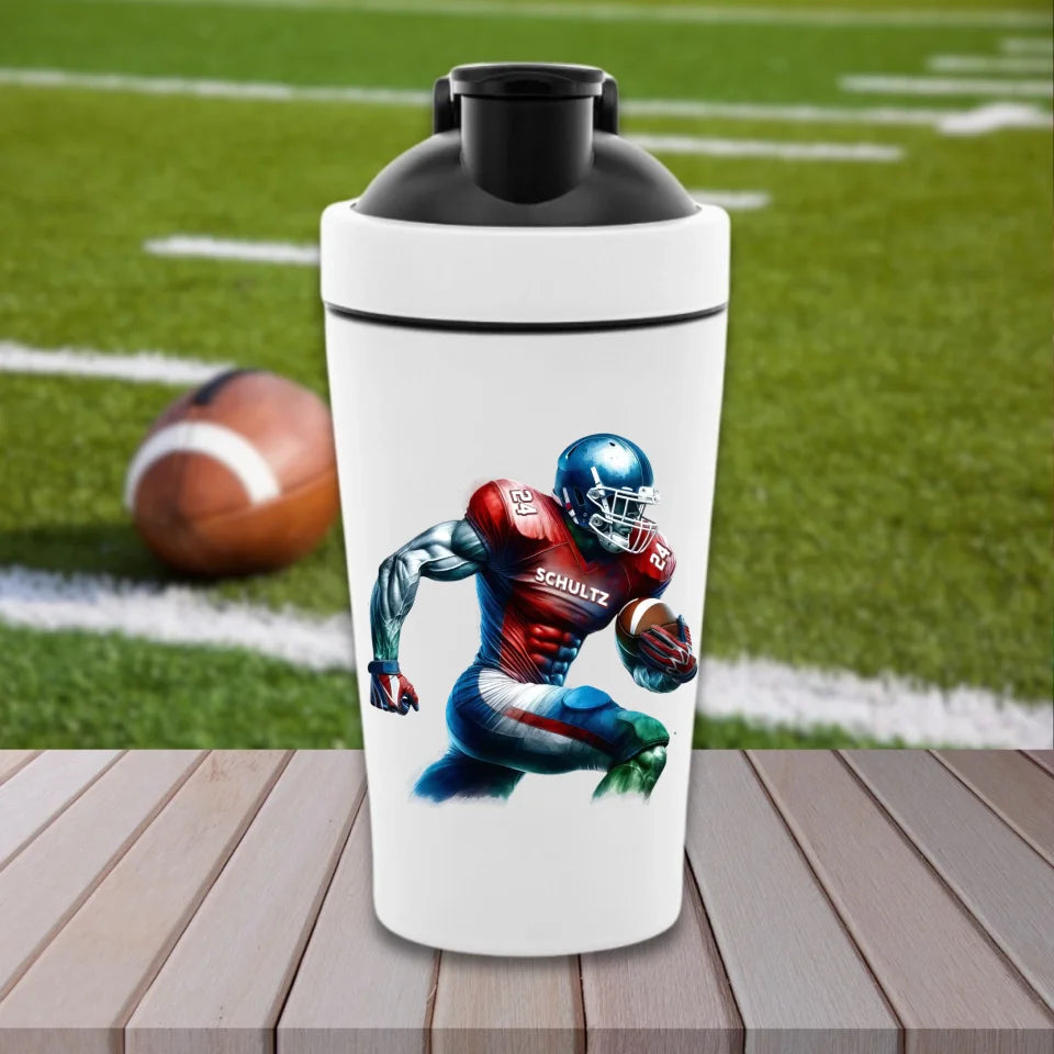 "Power Football" Fitness Shaker (personalisierbar) - cheerwear