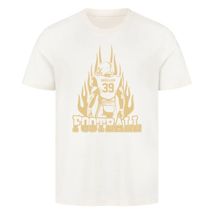 "Flaming player" Premium Shirt Unisex (personalisierbar) - cheerwear