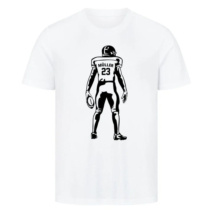 "Football Spieler" Premium Shirt Unisex (personalisierbar)