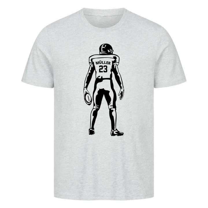 "Football Spieler" Premium Shirt Unisex (personalisierbar)