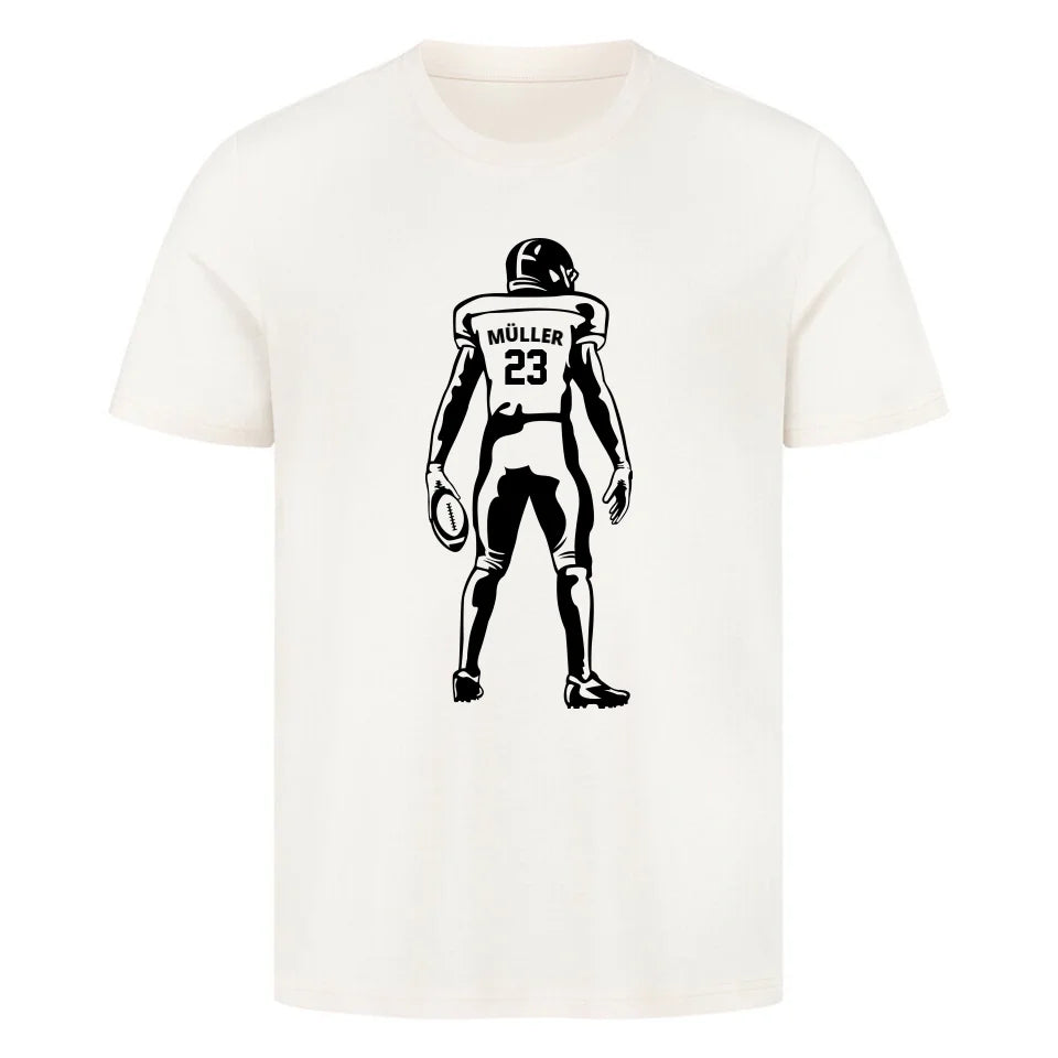 "Football Spieler" Premium Shirt Unisex (personalisierbar)