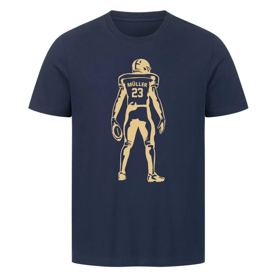 "Football Spieler" Premium Shirt Unisex (personalisierbar)