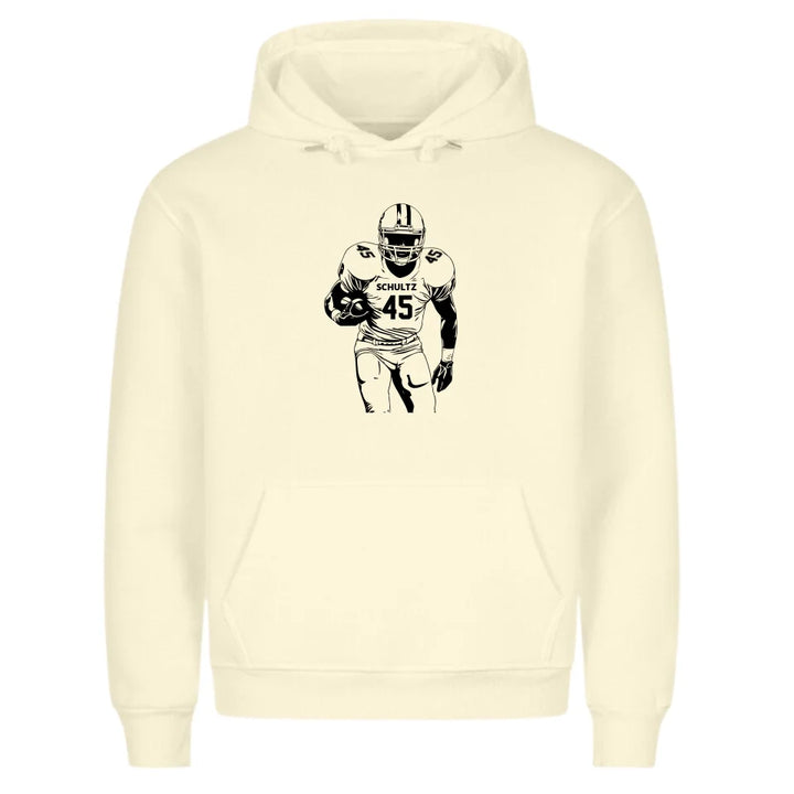 "Ready to fight" Football Hoodie Frontprint (personalisierbar)